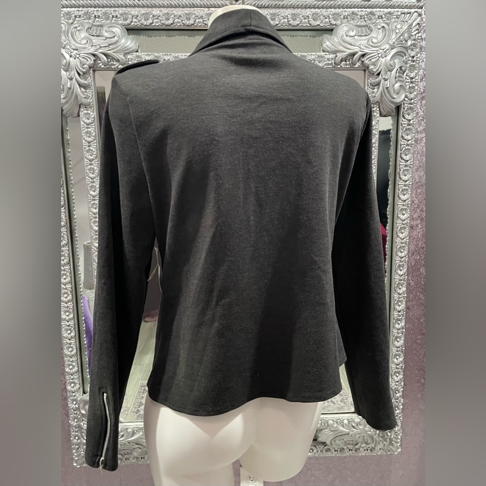 Essentials By Abs Dark Gray Jacket Coat - image 3